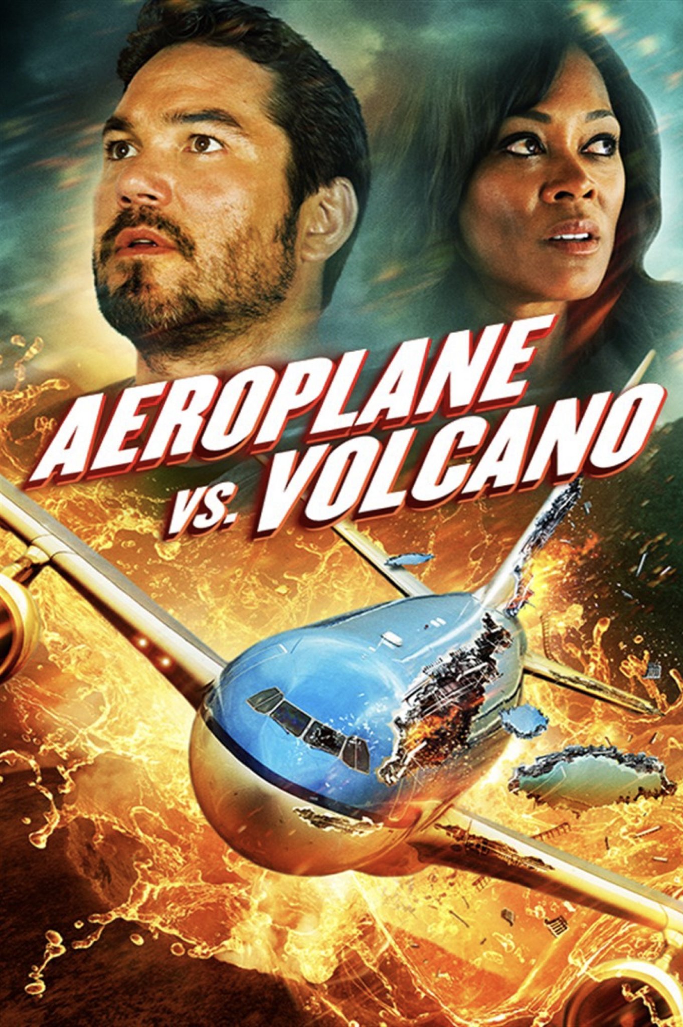 Airplane vs Volcano photo