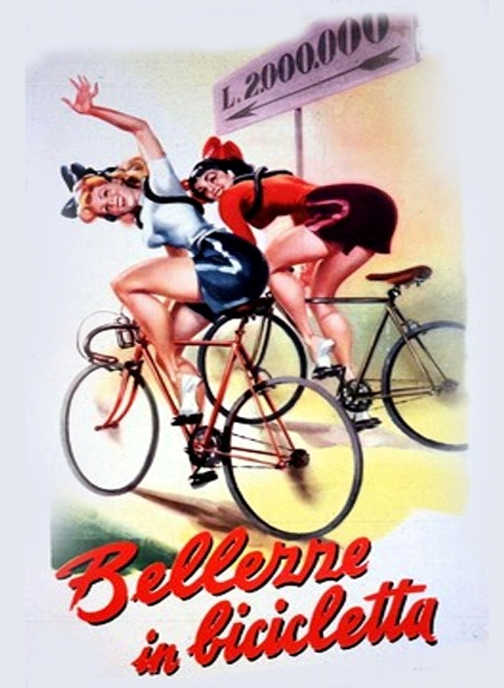 Beauties on bicycles photo