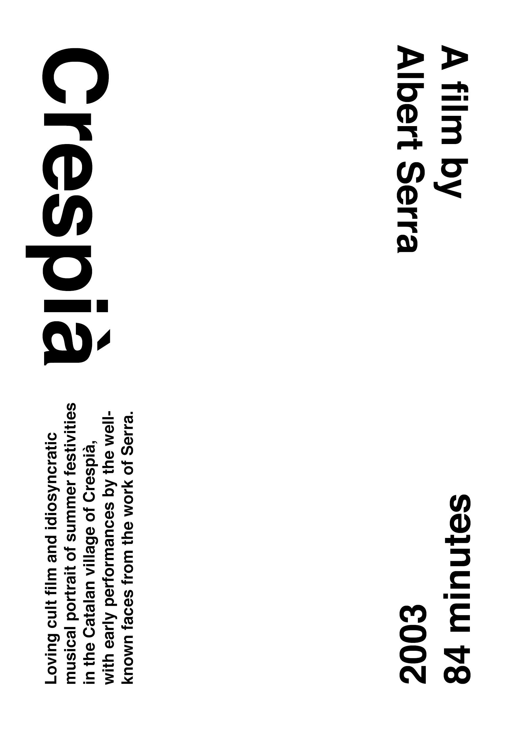 Crespià, the Film not the Village photo