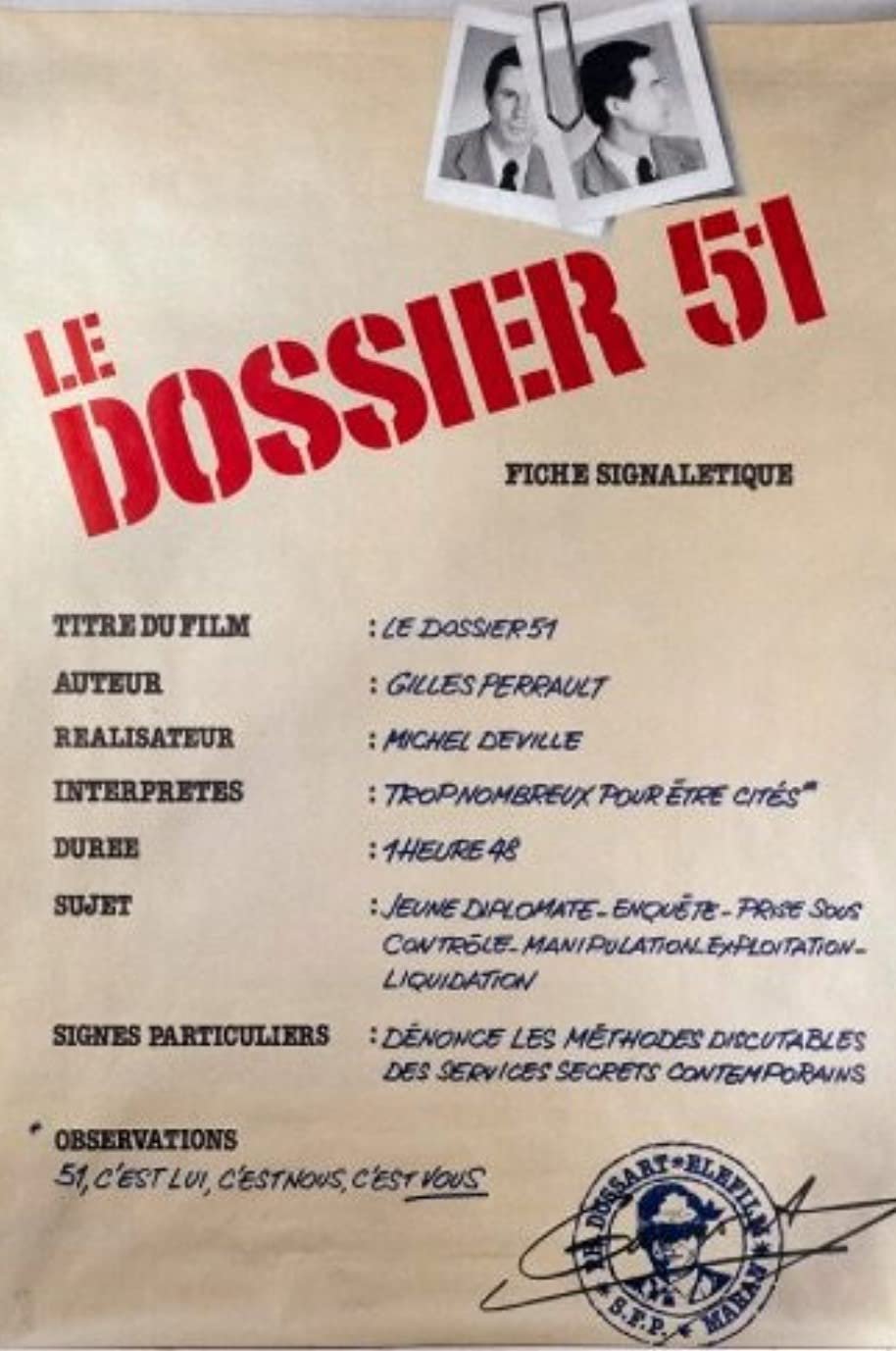 Dossier 51 photo