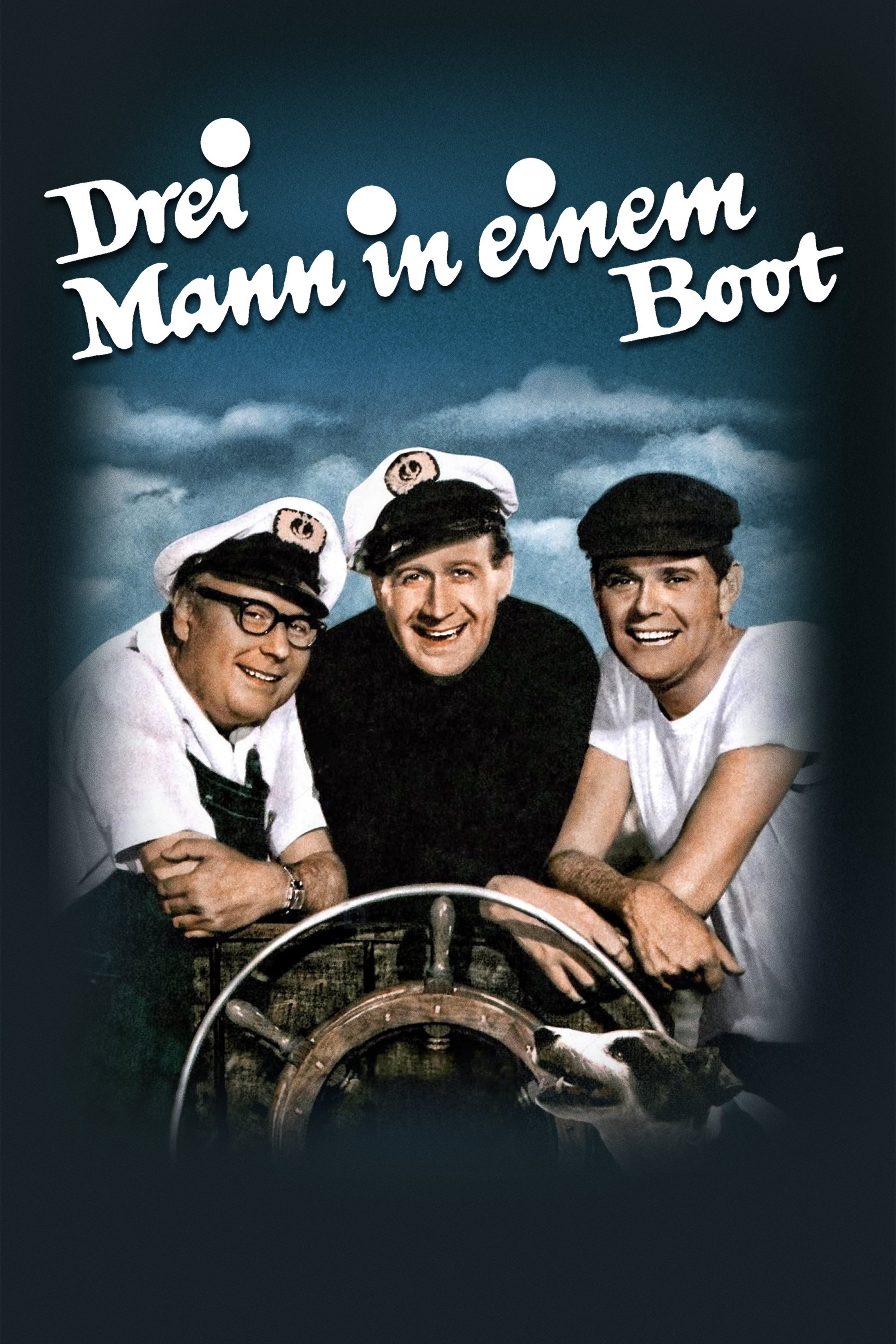 Drei Mann in einem Boot photo