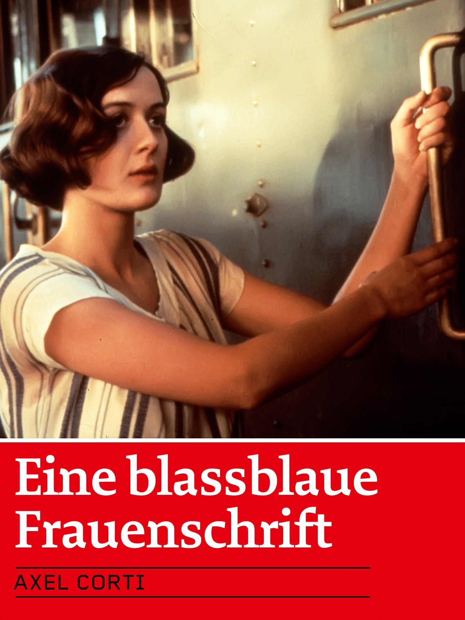 Eine blassblaue Frauenschrift photo