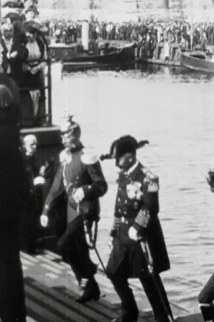 Emperor Wilhelm's Arrival in Copenhagen 1905 photo