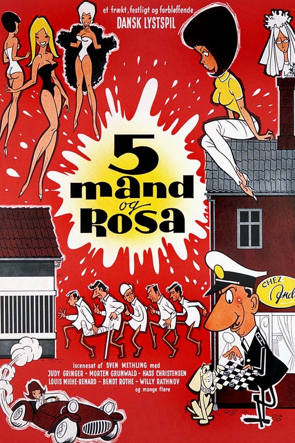 Five men and Rosa photo