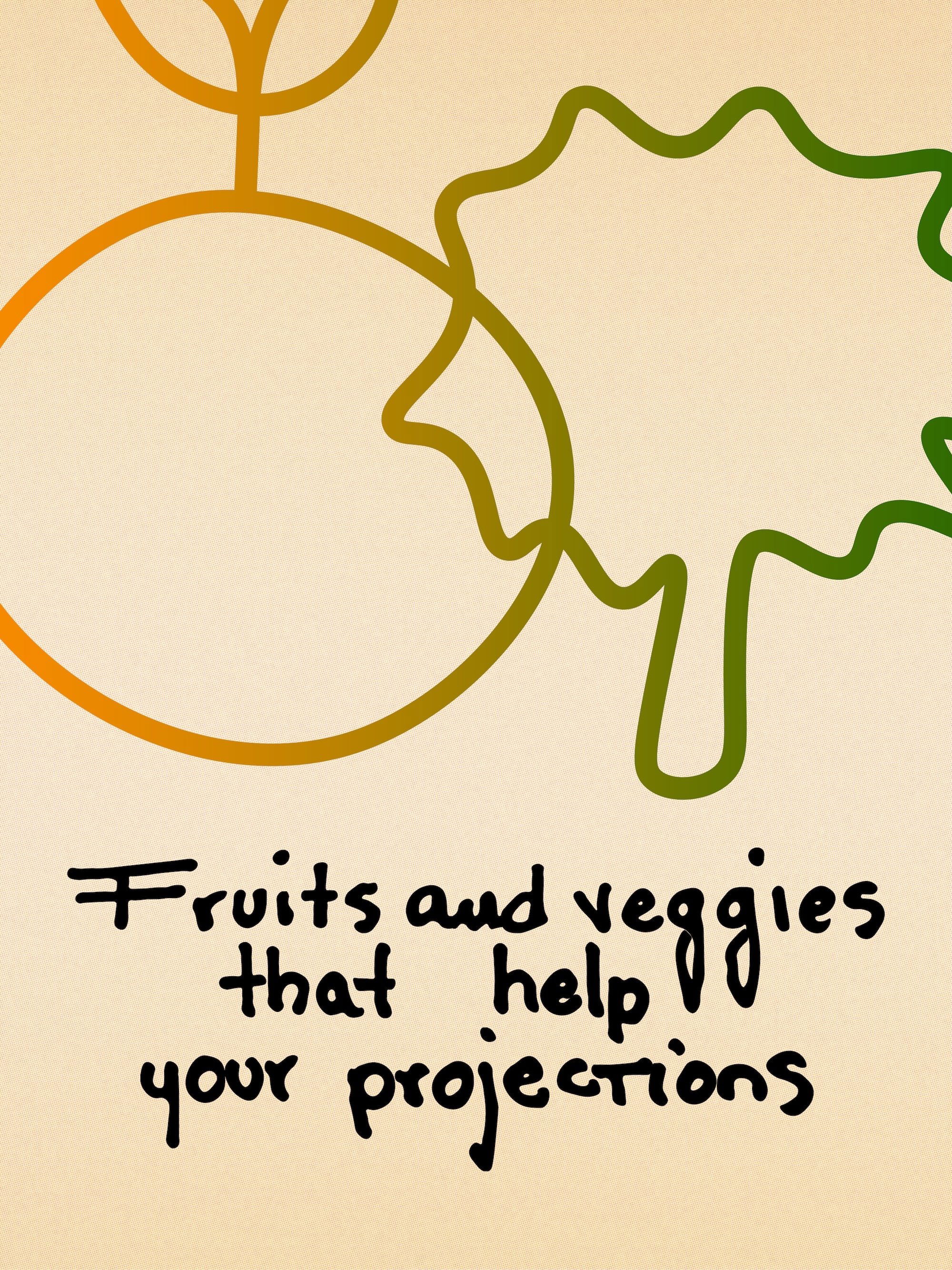 Fruits and Veggies That Help Your Projections photo