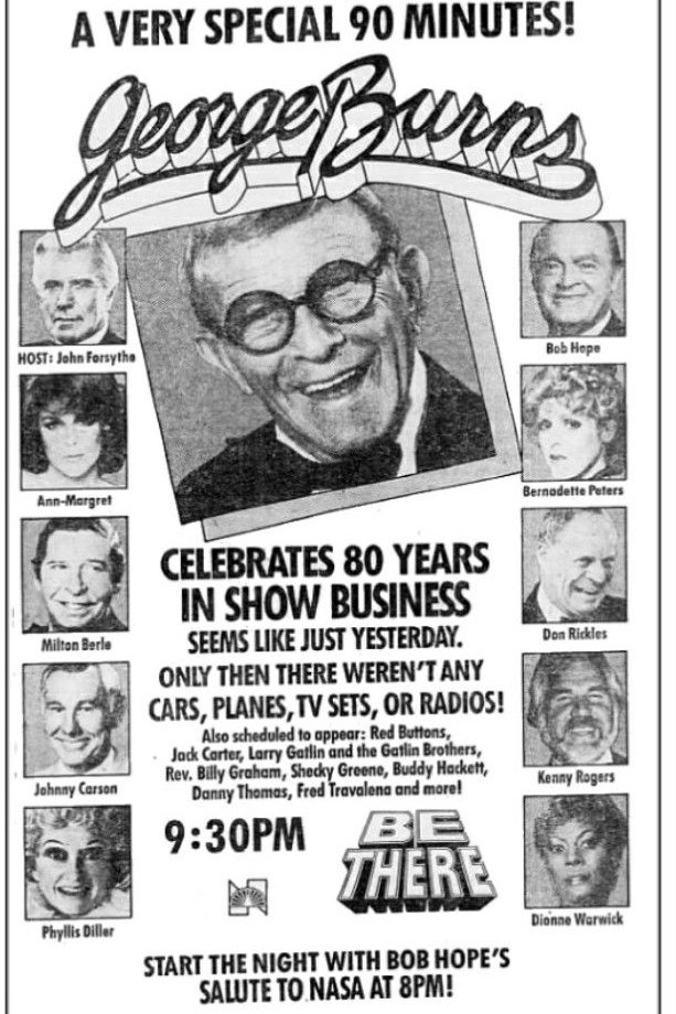 George Burns Celebrates 80 Years in Show Business photo