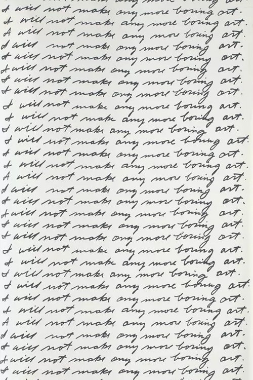 I Will Not Make Any More Boring Art photo