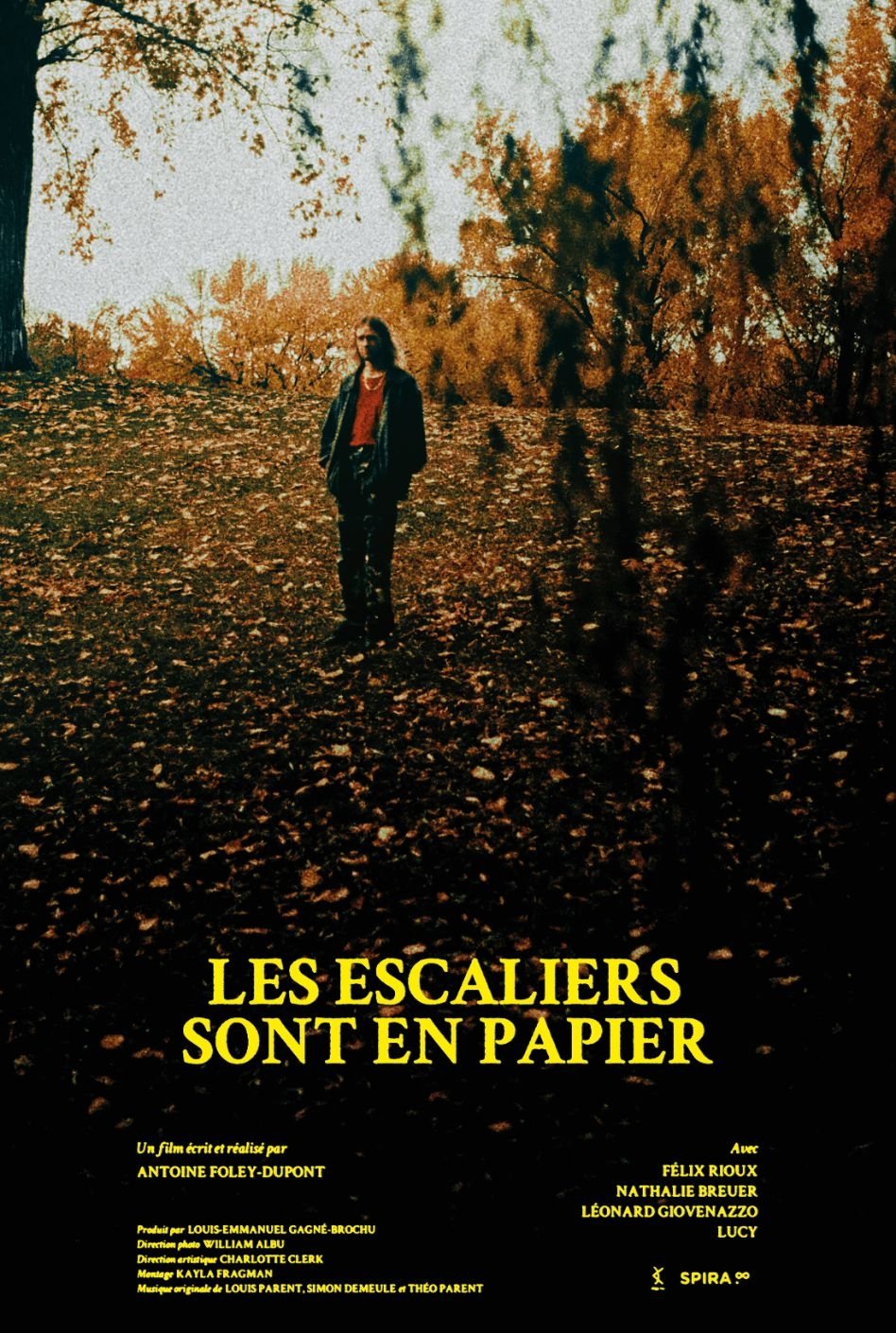Les escaliers sont en papier photo