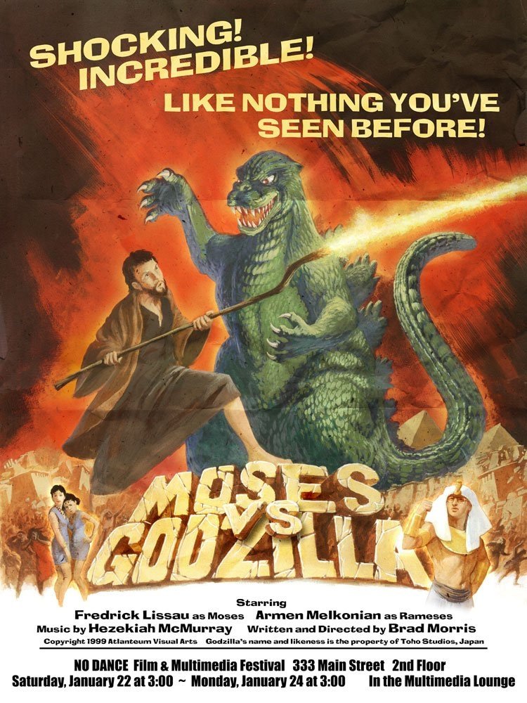 Moses vs. Godzilla photo