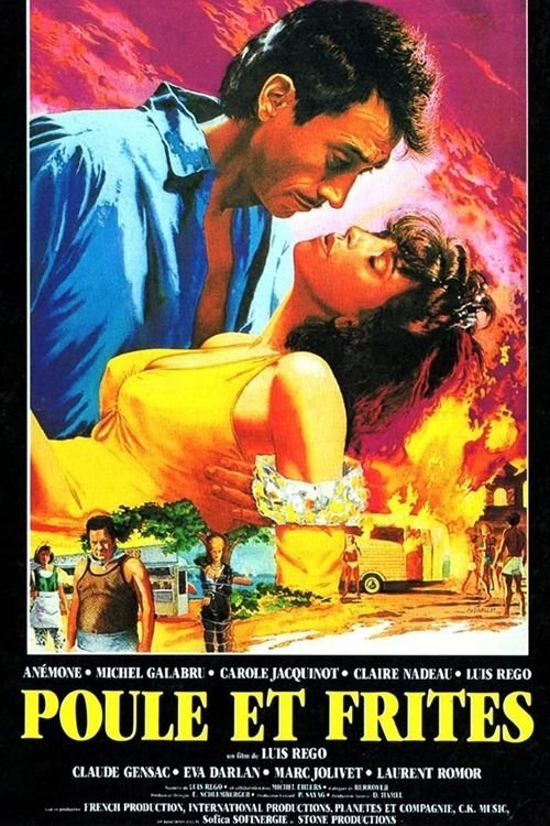 Poule et frites photo