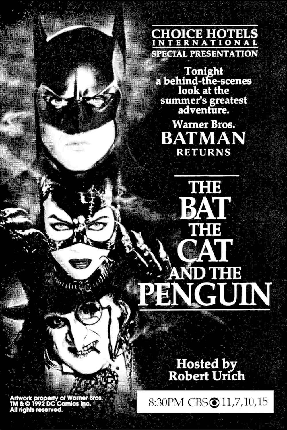The Bat, the Cat, and the Penguin photo