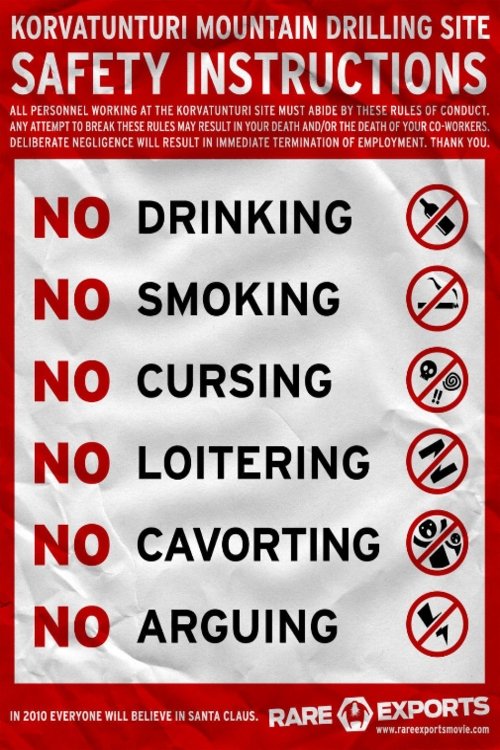 The Official Rare Exports Inc. Safety Instructions 2005 photo