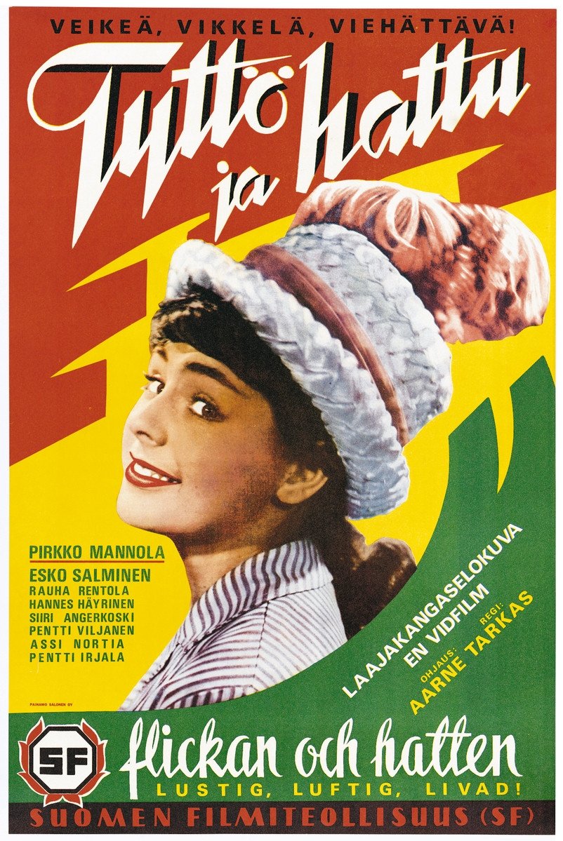 Tyttö ja hattu photo