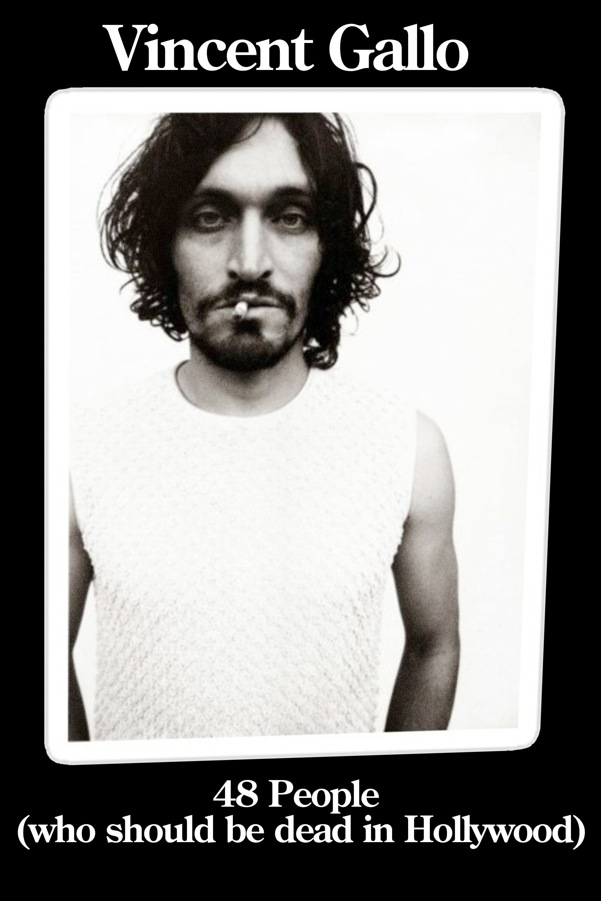Vincent Gallo: 48 People Who Should be Dead In Hollywood photo
