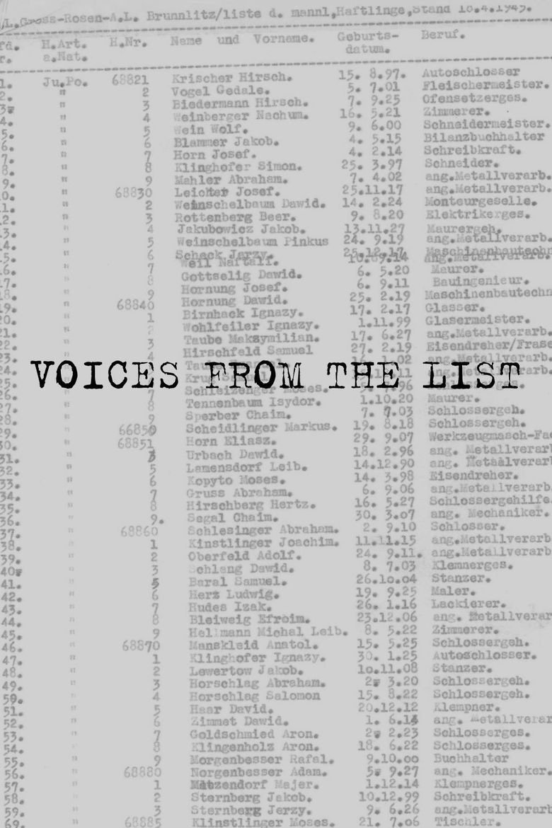 Voices from the List photo
